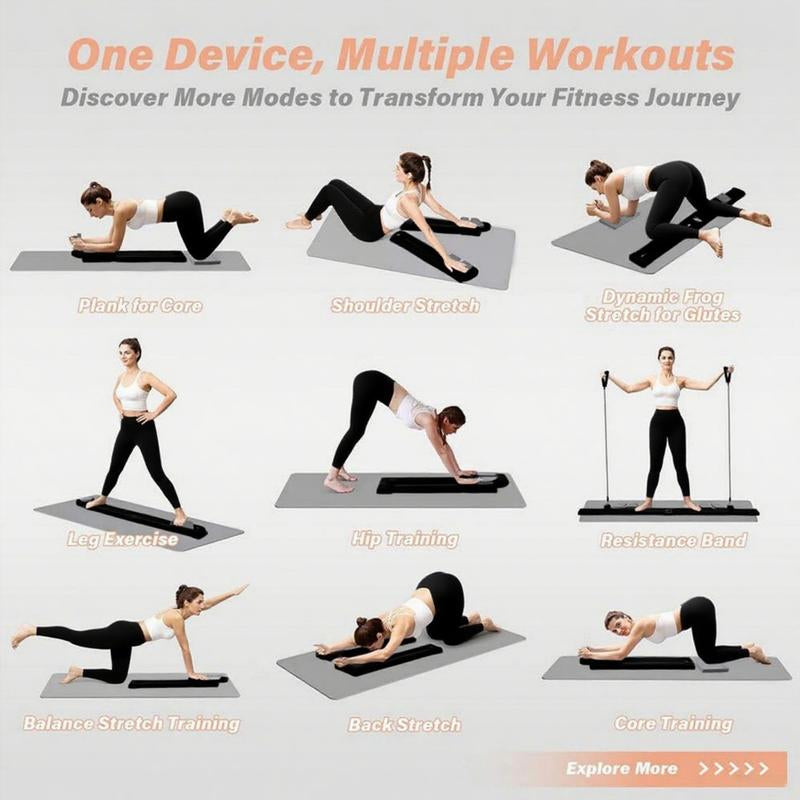 4-In-1 Fitness Board for Full-Body Training | Smart Timer, Durable & Eco-Friendly