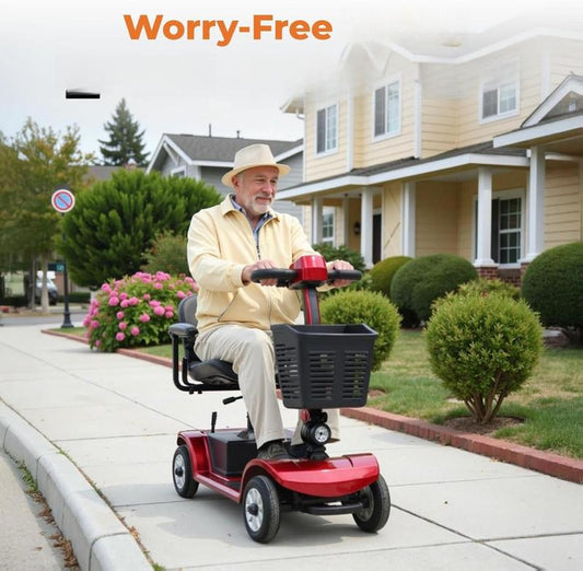 Foldable Electric Mobility Scooter for Adults & Seniors – 20-Mile Range