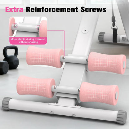 Transform Your Core with the RELIFE SPORTS Adjustable Foldable Ab Trainer Featuring LCD Monitor