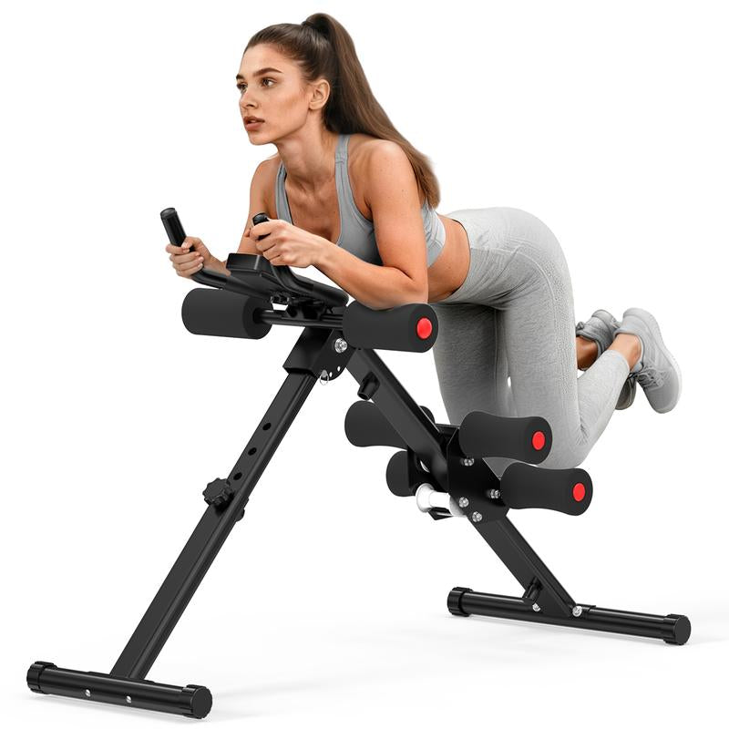 Transform Your Core with the RELIFE SPORTS Adjustable Foldable Ab Trainer Featuring LCD Monitor