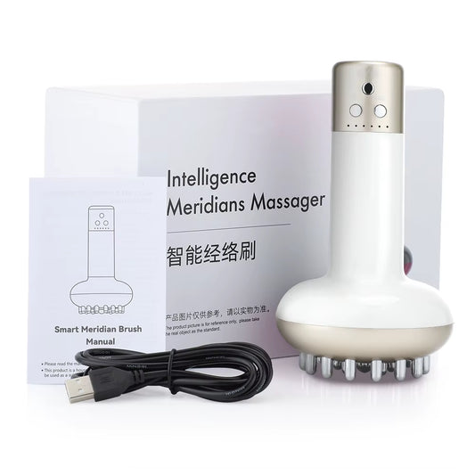 Revolutionary Electric Lymphatic Drainage Massage Machine - Microcurrent Body Brush for Anti-Cellulite and Physiotherapy