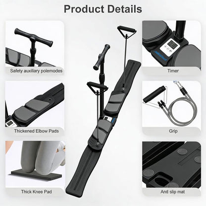 4-In-1 Fitness Board for Full-Body Training | Smart Timer, Durable & Eco-Friendly