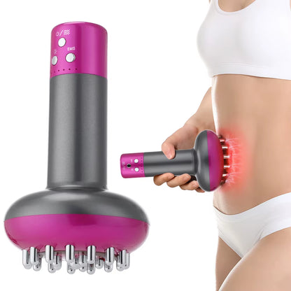 Revolutionary Electric Lymphatic Drainage Massage Machine - Microcurrent Body Brush for Anti-Cellulite and Physiotherapy