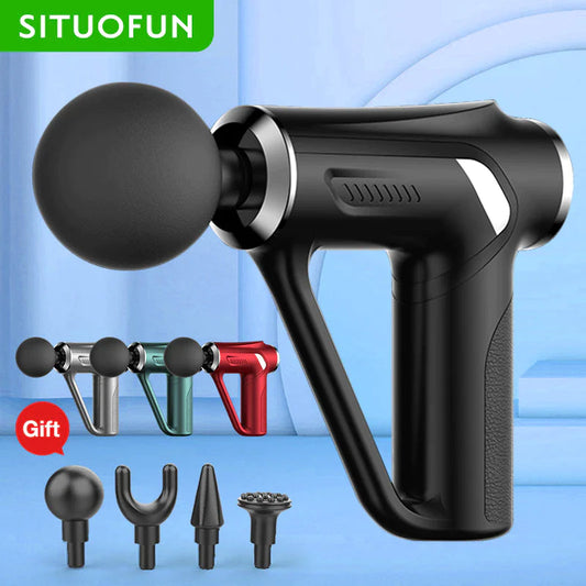 SITUOFUN 32-Level Deep Tissue Massage Gun for Ultimate Muscle Relief and Relaxation