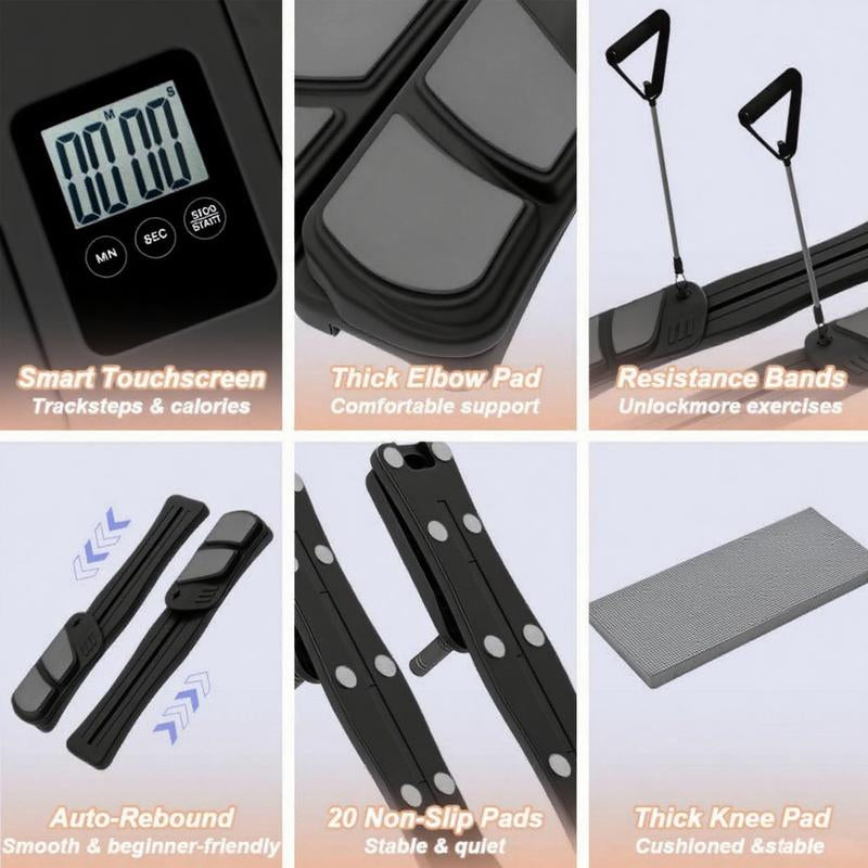 4-In-1 Fitness Board for Full-Body Training | Smart Timer, Durable & Eco-Friendly