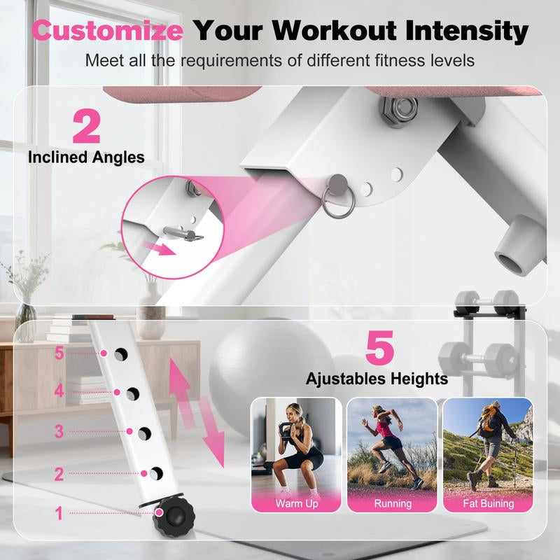 Transform Your Core with the RELIFE SPORTS Adjustable Foldable Ab Trainer Featuring LCD Monitor