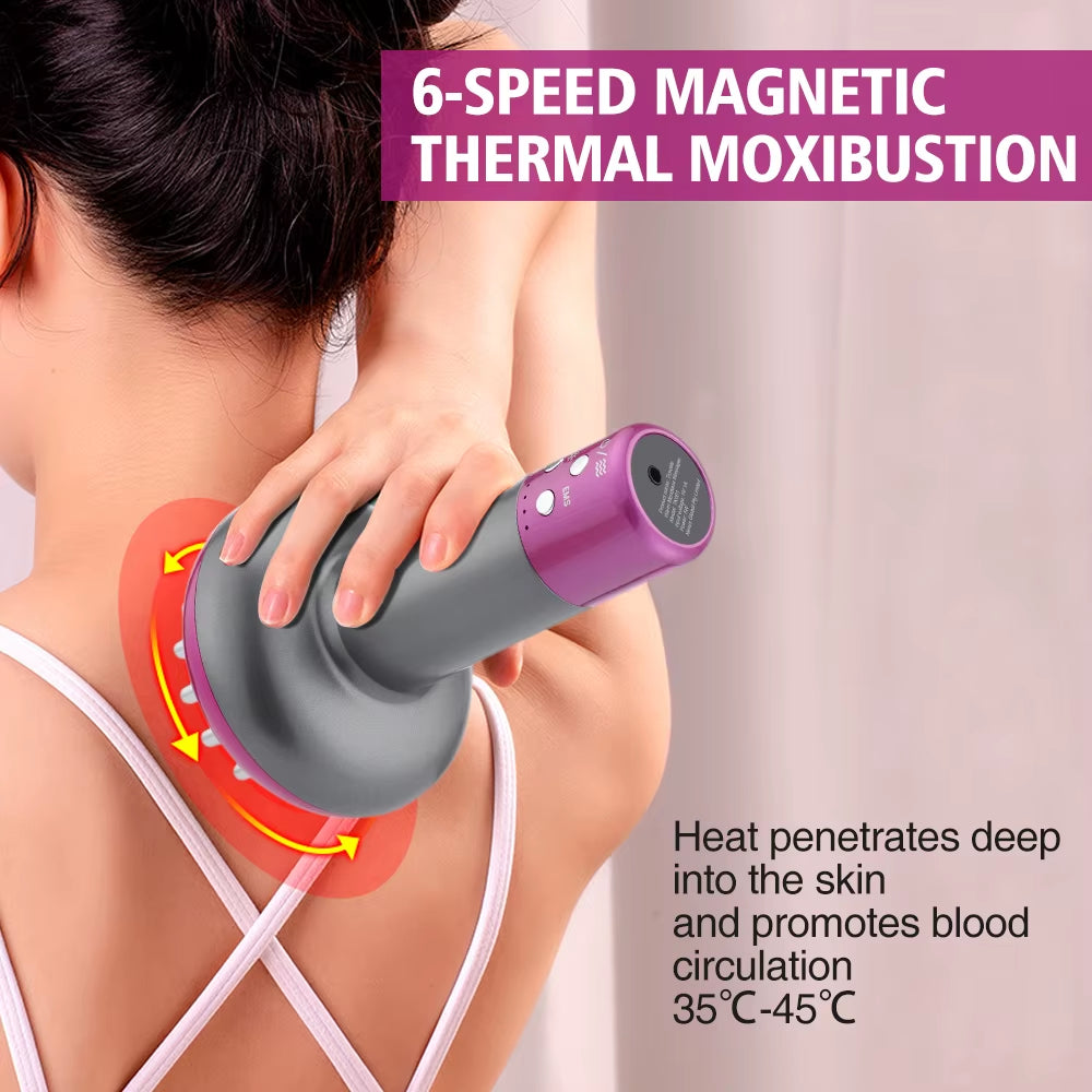 Revolutionary Electric Lymphatic Drainage Massage Machine - Microcurrent Body Brush for Anti-Cellulite and Physiotherapy