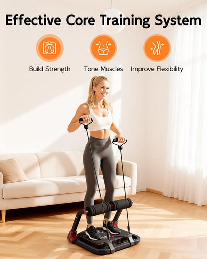 HOPHORSE Sit-Up & Ab Crunch Machine | Portable Core Trainer for Home Workouts