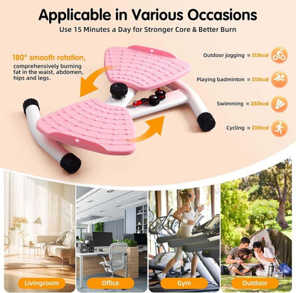 X-COOL Waist Twist Machine | Core, Abs & Cardio Trainer for Home Workouts