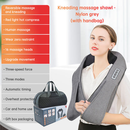 Ultimate Cordless Neck and Back Massager with Heat - 4D Shiatsu Relief for Pain, Perfect Gift for Mom and Dad!