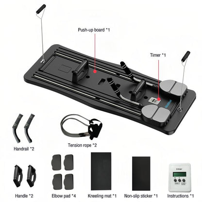 4-In-1 Fitness Board for Full-Body Training | Smart Timer, Durable & Eco-Friendly