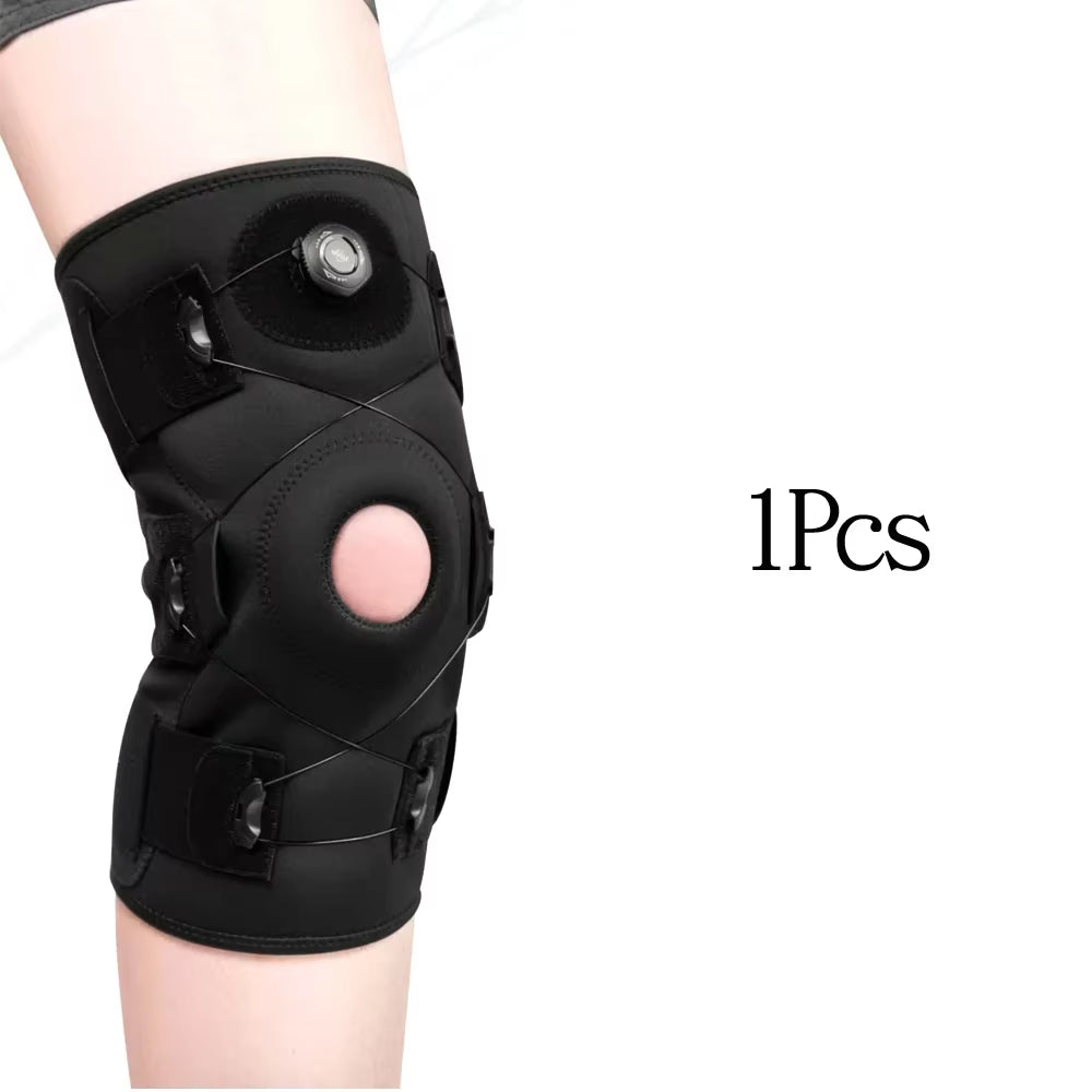 Ultimate Knee Brace for Men and Women - Adjustable Hinged Support with Side Stabilizers for Arthritis Relief and Injury Recovery