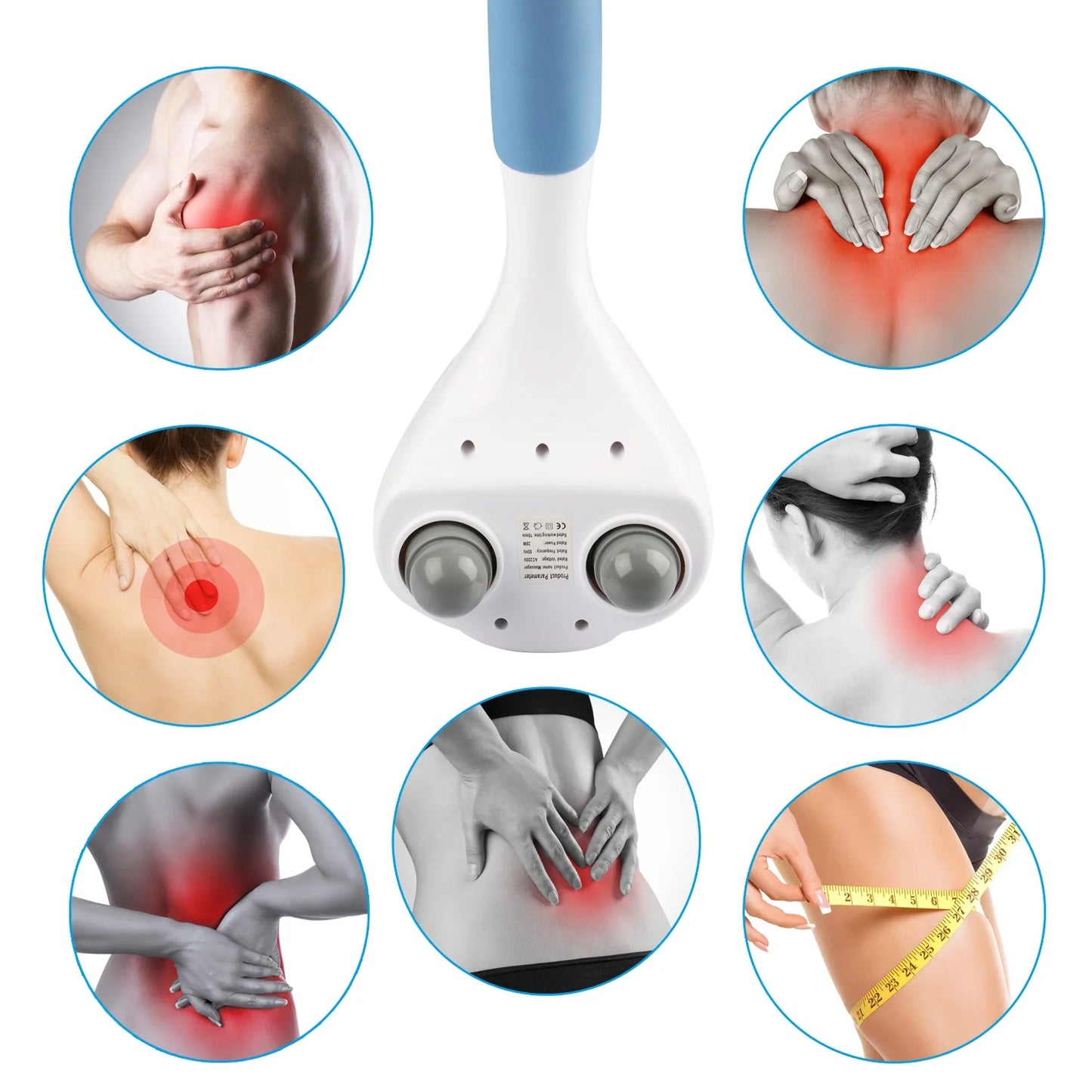 Handheld Electric Percussion Massager for Full Body Pain Relief | Relax & Recover Fast