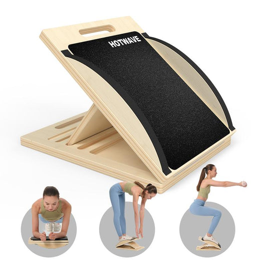 Adjustable Slant Board for Strength, Balance & Calf Stretching | Home Fitness Tool