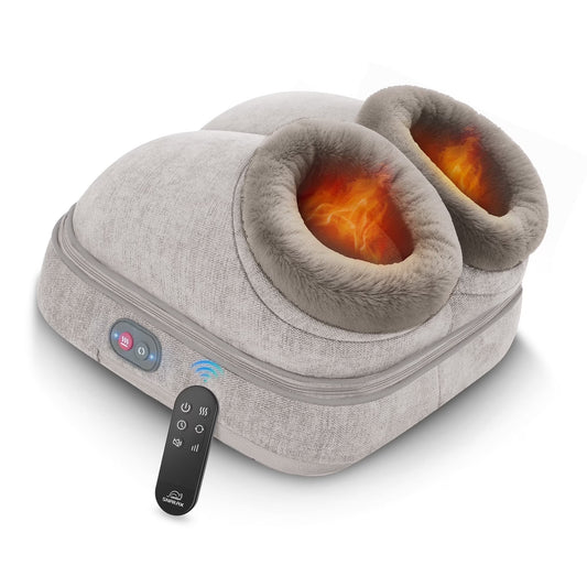 Revitalize Your Feet with the Shiatsu Foot Massager & Heated Warmer - Perfect for Relaxation and Pain Relief!