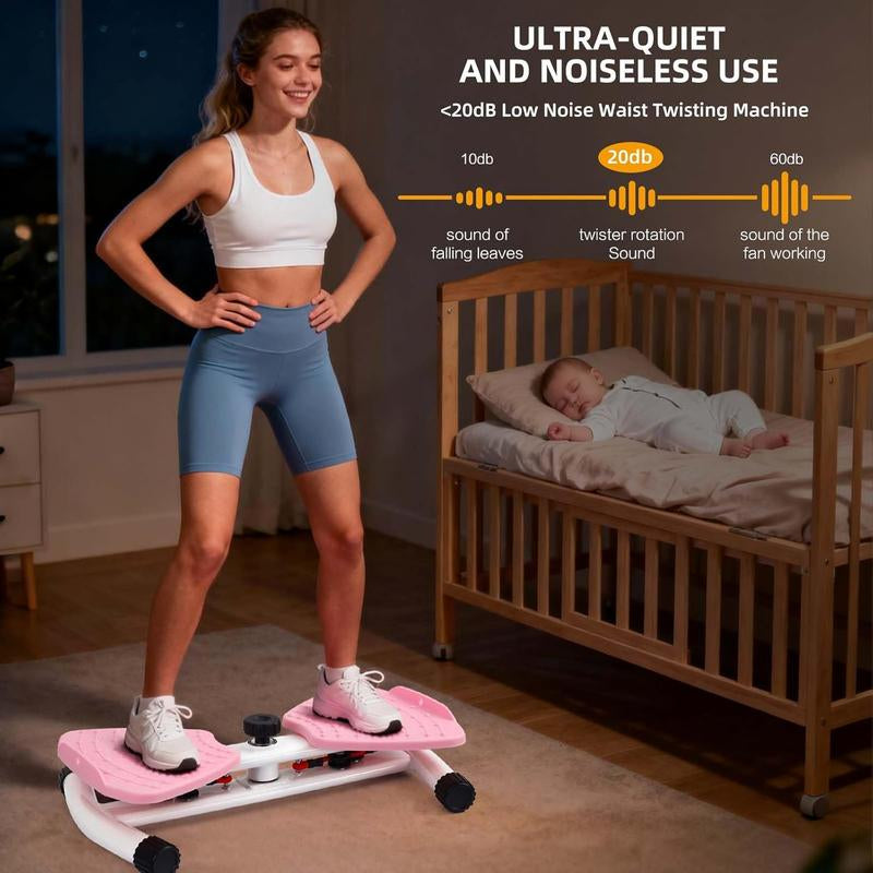 X-COOL Waist Twist Machine | Core, Abs & Cardio Trainer for Home Workouts