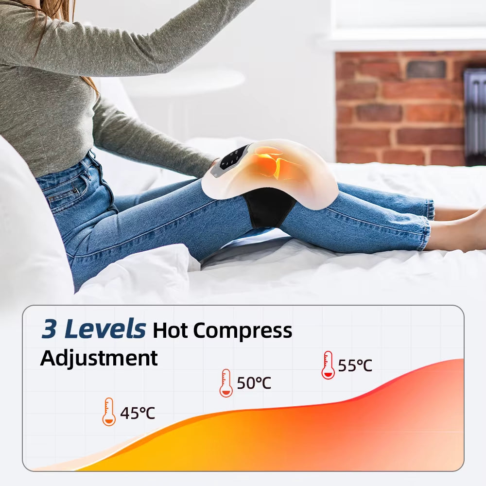 Revolutionary Electric Knee Massager with Infrared Heating and Airbag Technology for Ultimate Relaxation