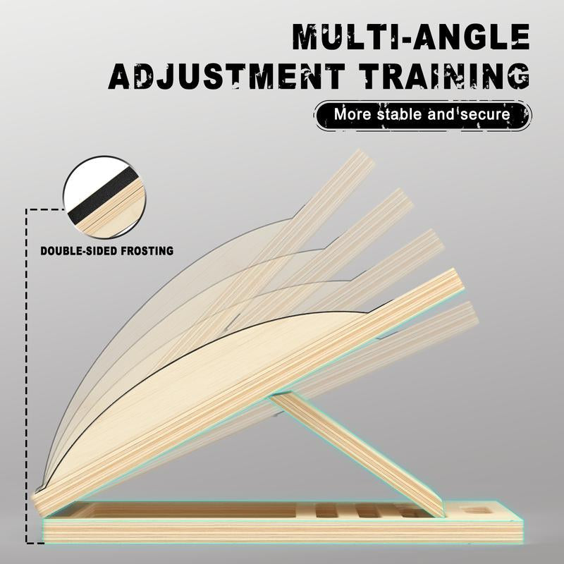 Adjustable Slant Board for Strength, Balance & Calf Stretching | Home Fitness Tool
