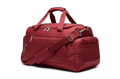 'red' Stylish Travel Duffel Bag for Gym, Weekend Trips & Carry-On