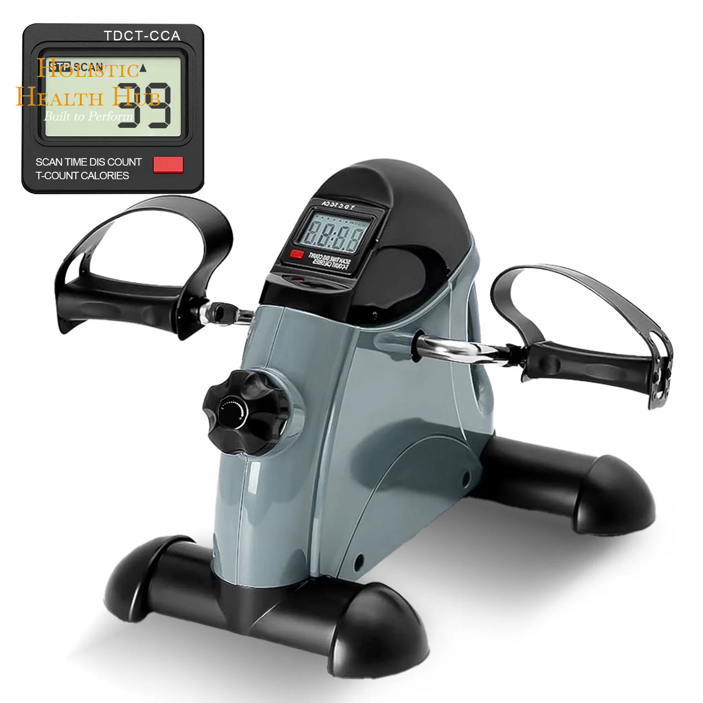Transform Your Fitness Routine with the Baokaler Under Desk Exercise Bike - Portable Mini Leg and Arm Pedal Exerciser with Digital Display for Home and Office
