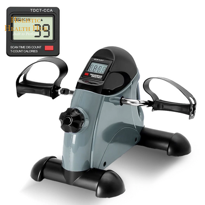 Transform Your Fitness Routine with the Baokaler Under Desk Exercise Bike - Portable Mini Leg and Arm Pedal Exerciser with Digital Display for Home and Office