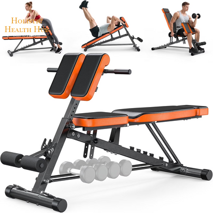 Transform Your Home Gym with the GIKPAL 8-Position Multi-Functional Weight Bench - Supports Up to 1000lbs for Ultimate Full Body Workouts!