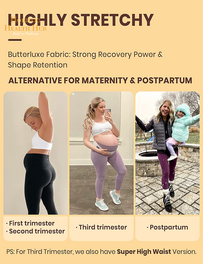 Butterluxe High-Waisted Yoga Leggings - 25" Buttery Soft Women's Workout & Lounge Pants