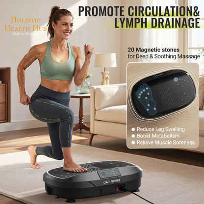 Transform Your Fitness Journey with the FLYBIRD Vibration Plate: The Ultimate Whole Body Workout Platform with Resistance Bands for Enhanced Health and Wellness