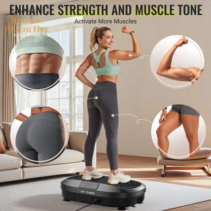 Transform Your Fitness Journey with the FLYBIRD Vibration Plate: The Ultimate Whole Body Workout Platform with Resistance Bands for Enhanced Health and Wellness