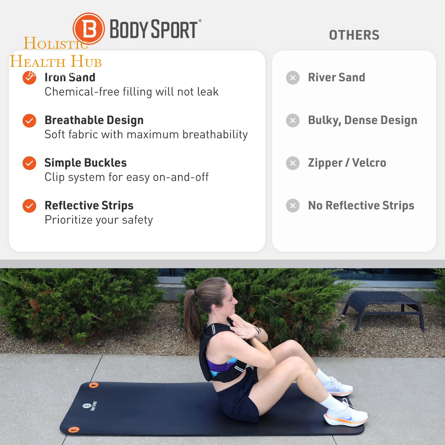 Boost Strength & Endurance with the 10 lb Adjustable Weighted Vest