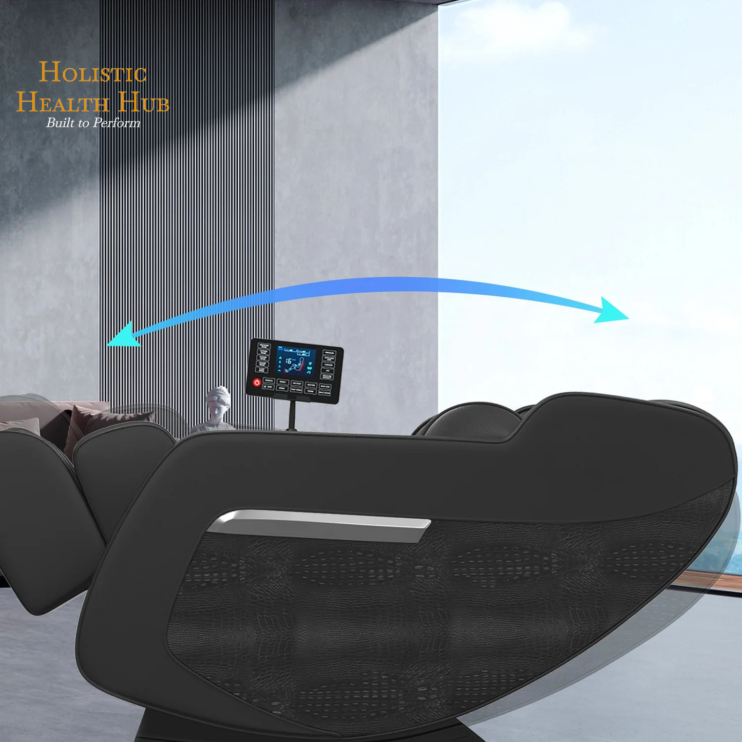 Zero Gravity Shiatsu Massage Chair with Heat & Foot Rollers