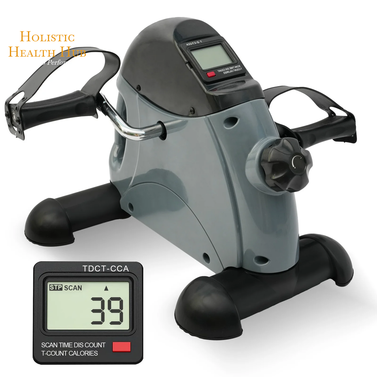 Transform Your Fitness Routine with the Baokaler Under Desk Exercise Bike - Portable Mini Leg and Arm Pedal Exerciser with Digital Display for Home and Office