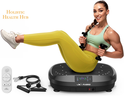 Transform Your Fitness Journey with the FLYBIRD Vibration Plate: The Ultimate Whole Body Workout Platform with Resistance Bands for Enhanced Health and Wellness