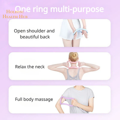 Set of 2 Yoga Rings for Pilates, Stretching & Home Workouts