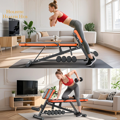 Transform Your Home Gym with the GIKPAL 8-Position Multi-Functional Weight Bench - Supports Up to 1000lbs for Ultimate Full Body Workouts!