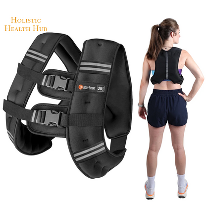 Boost Strength & Endurance with the 10 lb Adjustable Weighted Vest