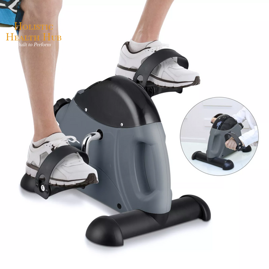 Transform Your Fitness Routine with the Baokaler Under Desk Exercise Bike - Portable Mini Leg and Arm Pedal Exerciser with Digital Display for Home and Office