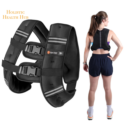 Boost Strength & Endurance with the 10 lb Adjustable Weighted Vest